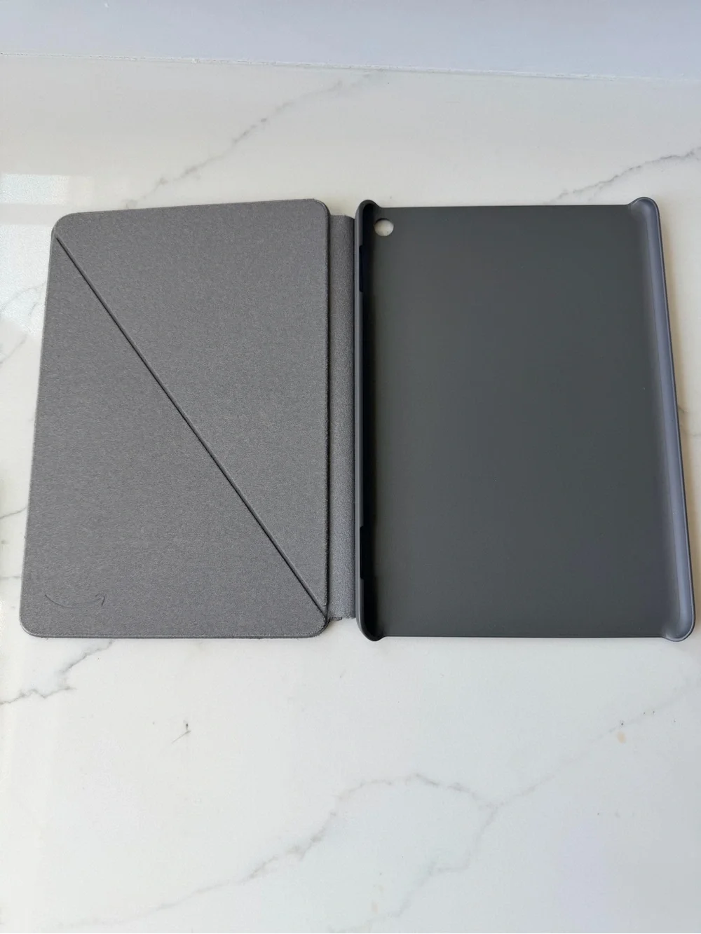 Amazon fabric Gray Tablet Folio (Cover only) for 2022 fire 8 HD plus